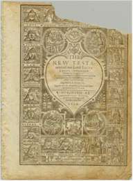 Geneva Bible Title Page, 1609