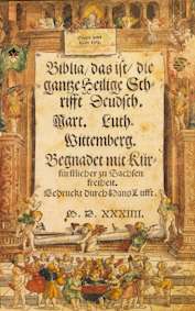 Title Page, 1534 Martin Luther Bible